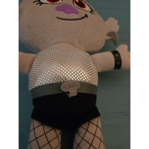 Trolls World Tour 8 Inch Small Plush Barb Doll With Pink Mohawk Style Hair Toy - Picture 7 of 7
